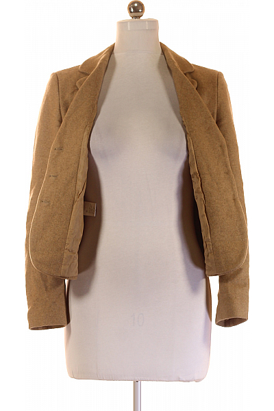 Teplé Dámské Sako Vlněné Béžové STRENESSE