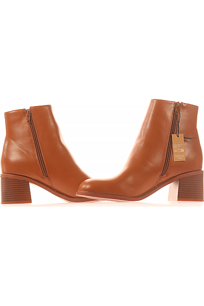 Dámské Kotníkové Boty Hnědé Vel. 41