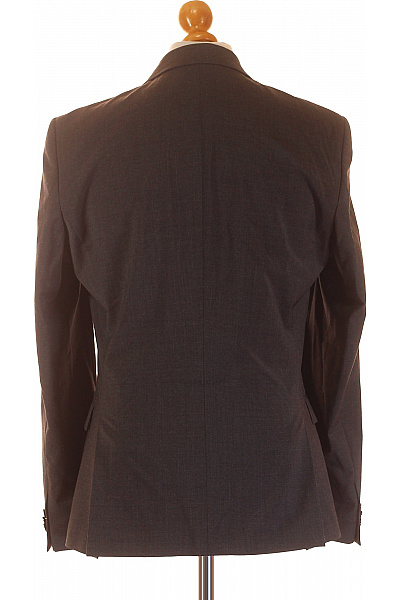 Společenské Pánské Sako Šedé Hugo Boss Vel. 48