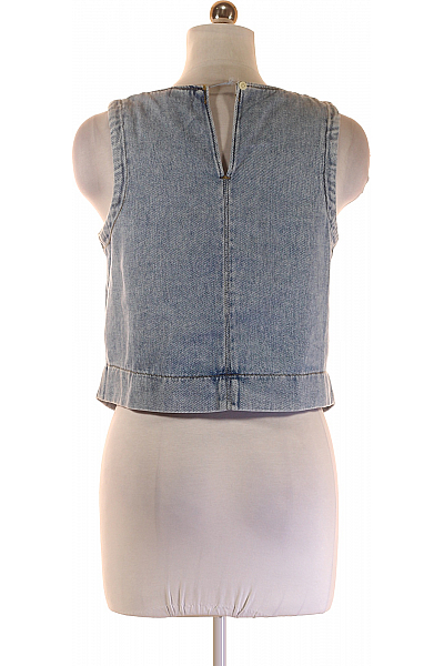 Kratká Dámská Vesta Modrá Jake*s Vel. 40+