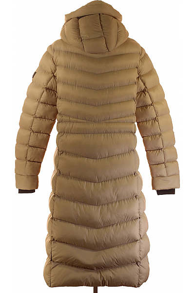 Dámská Zimní Dlouhá Bunda Béžová Geographical Norway Vel.  XL