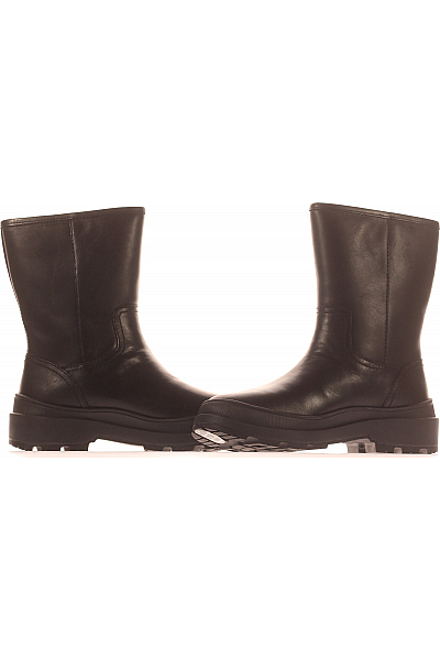 CAMPER Dámské Kotníkové Boty Kožené Černé Outlet Vel. 35