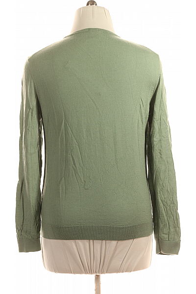 Hugo Boss Pánský Pulovr Vlněný Zelený Vel. XL