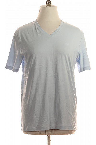 Jednoduché Pánské Tričko Modré S.OLIVER Vel. XL