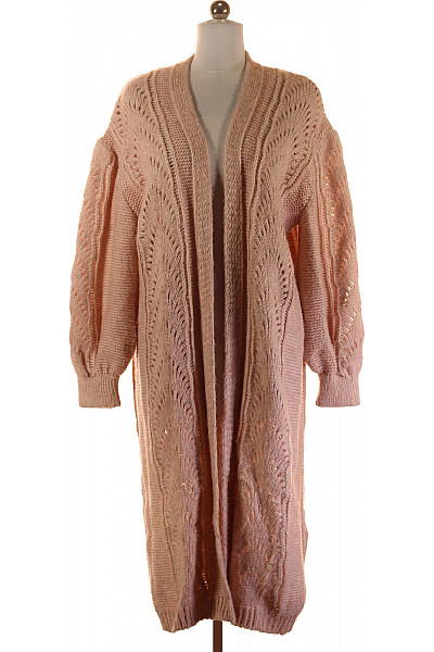 Dámský Cardigan Růžový Outlet