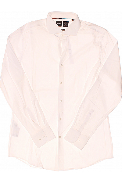 Hugo Boss Pánská Košile Bílá Second hand Vel. 42