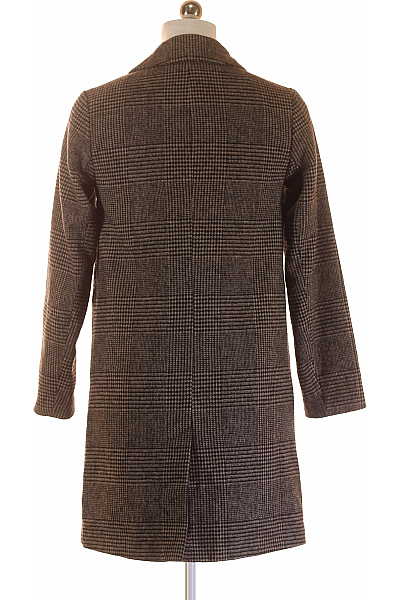 Escada Krátký Dámský Kabát Vlněný Šedý