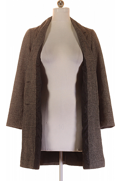 Escada Krátký Dámský Kabát Vlněný Šedý