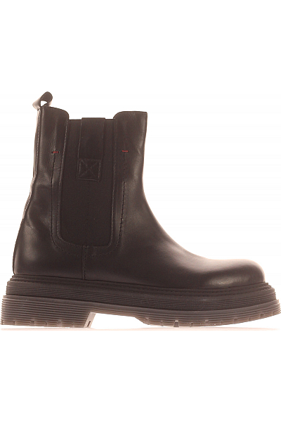 Inuovo Dámské Boty Kožené Černé Vel. 39