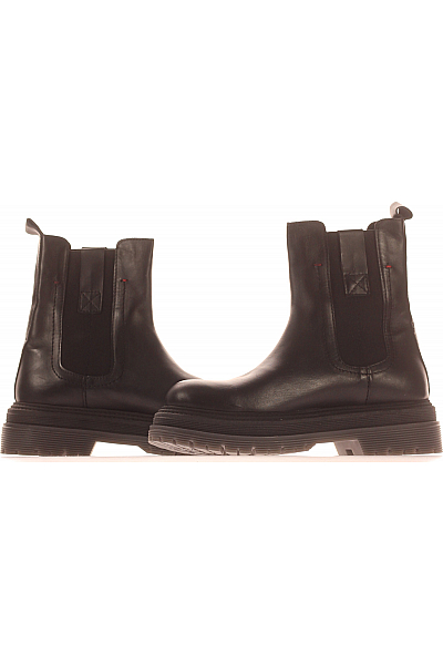 Inuovo Dámské Boty Kožené Černé Vel. 39