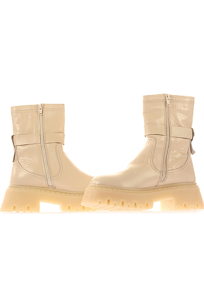 Inuovo Dámské Kotníkové Boty Béžové Vel. 40