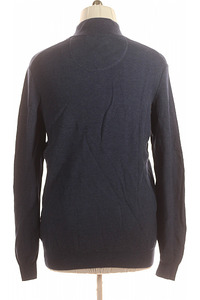 Pánská Mikina Na Zip Modrá FYNCH-HATTON Vel. XXL