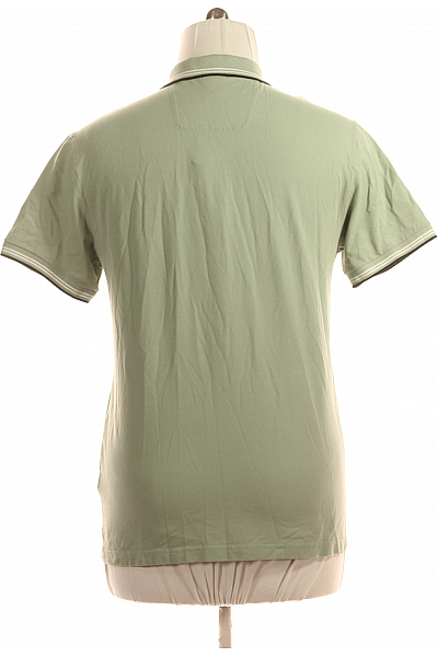 Hugo Boss Pánské Tričko Zelené Second hand Vel. XL