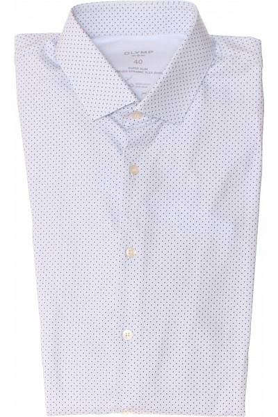 OLYMP Pánská Košile Modrá Vel. 40