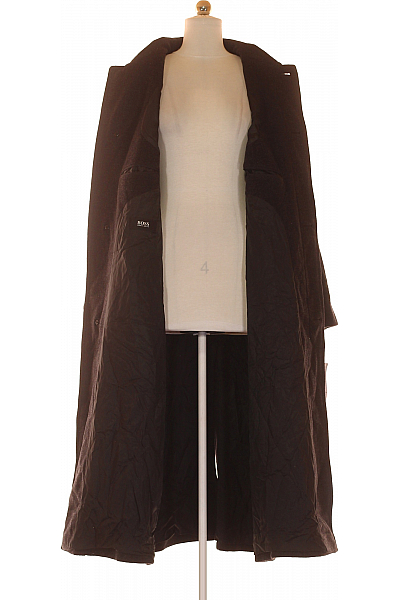 Hugo Boss Pánský Kabát Vlněný Šedý Vel. 52