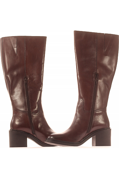 Dámské Kozačky Hnědé Vel. 41