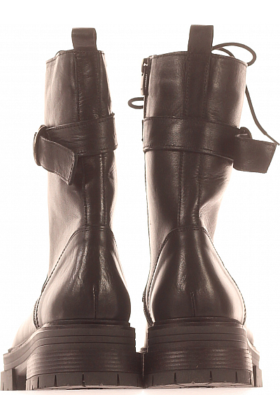 Dámské Boty Kožené Černé Inuovo Vel. 39