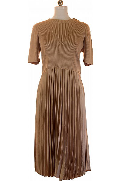 Christian Berg Šaty Béžové Vel. 48