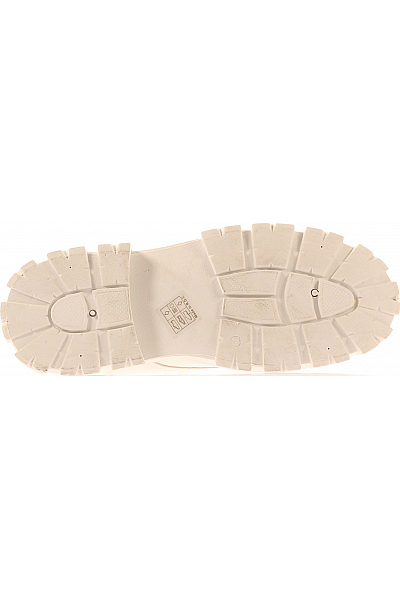 BUFFALO Dámské Workery Kožené Bílé Vel. 39