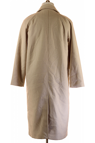 Dámský Dlouhý Kabát Béžový Y.A.S Vel.  XL