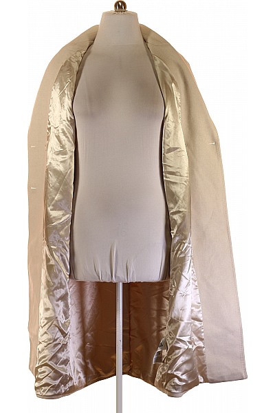 Dámský Dlouhý Kabát Béžový Y.A.S Vel.  XL