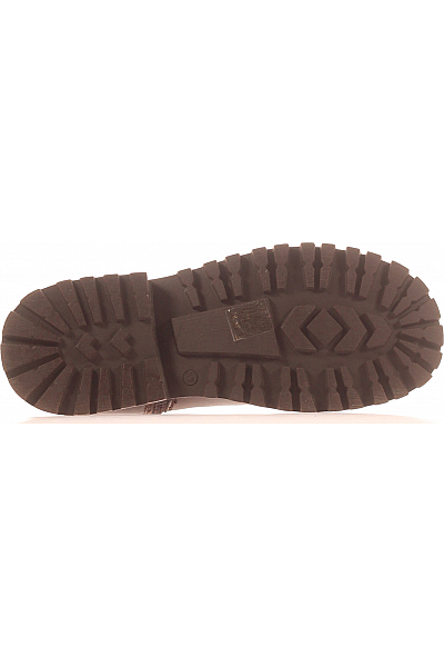 Inuovo Dámské Kotníkové Boty Kožené Hnědé Vel. 37