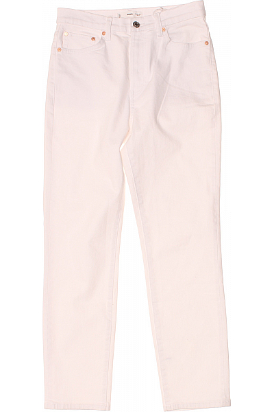 Boyfriend Dámské Džíny Bílé MANGO Outlet Vel.  36 Boyfriend Dámské Džíny Bílé MANGO Outlet Vel.  36