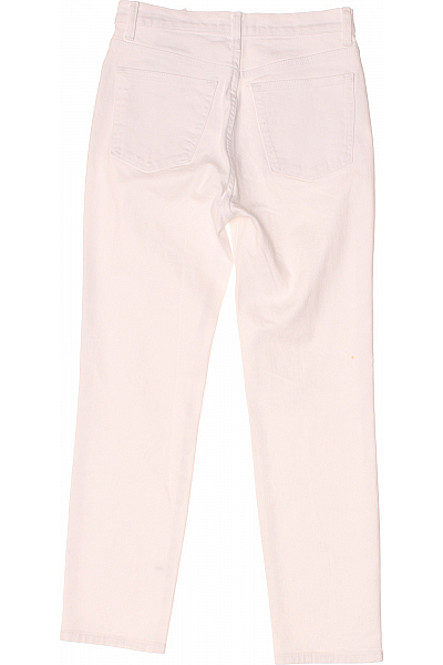 Boyfriend Dámské Džíny Bílé MANGO Outlet Vel.  36