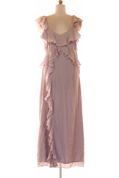 Jake*s Večerní  Šaty Šedé Second Hand Vel. 40