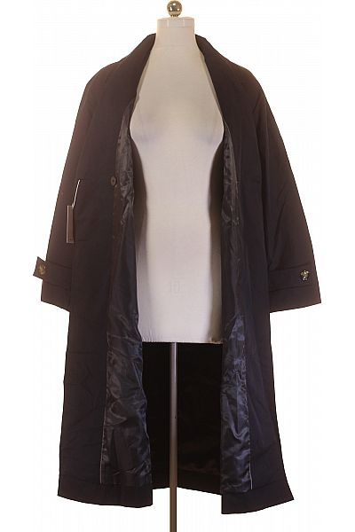 Dámský Trenčkot Modrý MANGO Vel. M