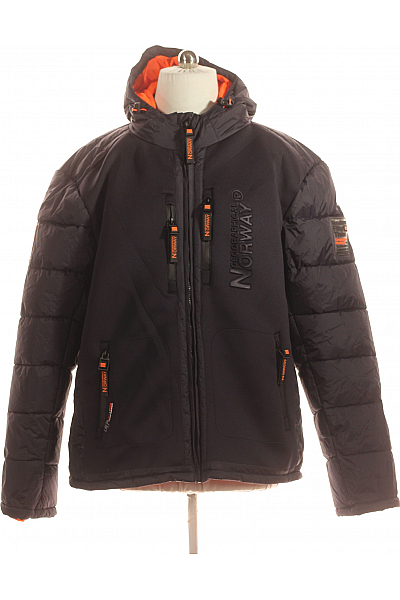 Geographical Norway Zimní Pánská Bunda Modrá Outlet