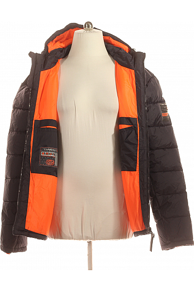 Geographical Norway Zimní Pánská Bunda Modrá Outlet