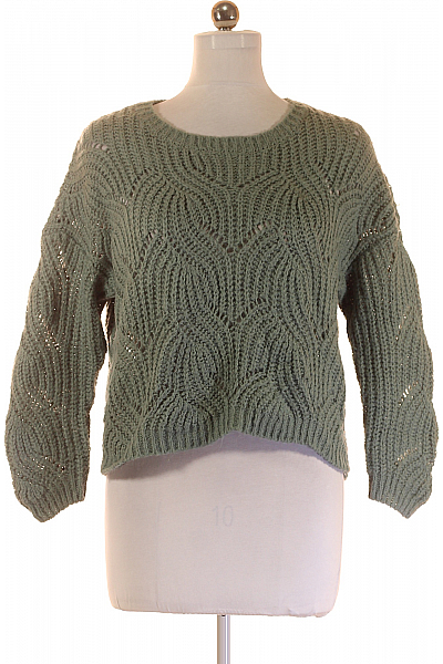 Dámský Svetr Zelený ONLY Vel.  M Dámský Svetr Zelený ONLY Vel.  M