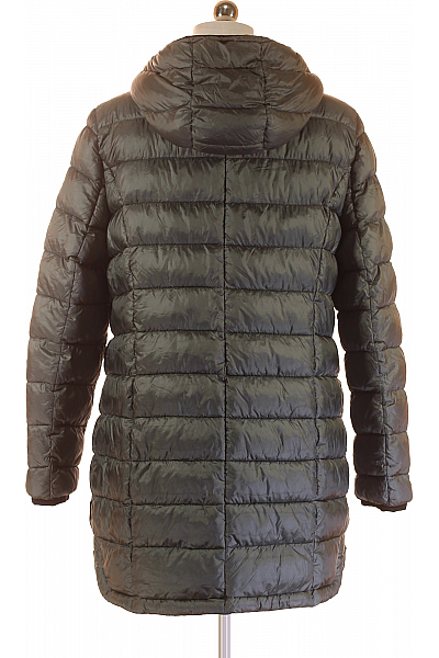 Dámská Zimní Dlouhá Bunda Zelená Vel. 42