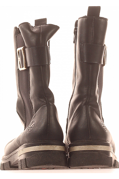 Dámské Kotníkové Boty Černé RIEKER Vel. 39