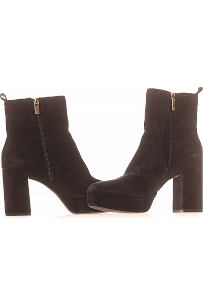 DUNE Dámské Boty Kožené Černé Vel. 39