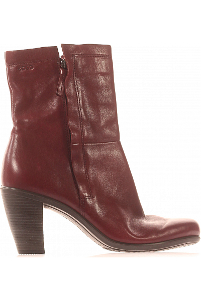 Dámské Kotníkové Boty Vínová Ecco Vel. 40