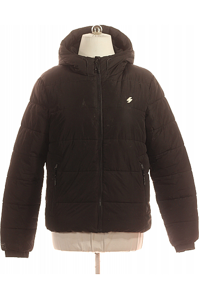 SUPERDRY Pánská Bunda Černá Second Hand Vel. XL