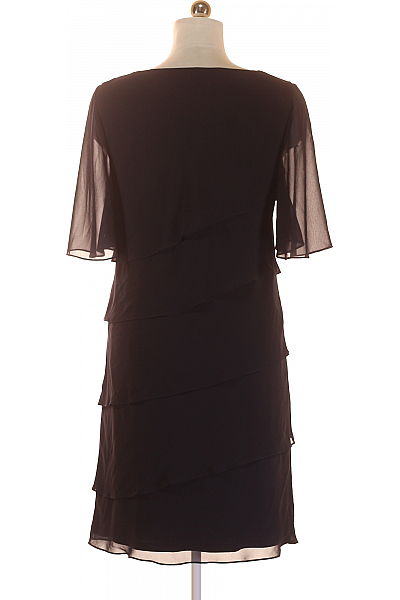 Christian Berg Společenské  Šaty Modré Vel. 40