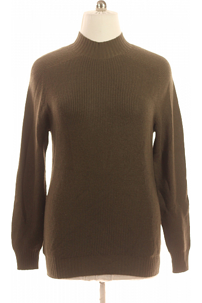 Pánský Pulovr Vlněný Zelený Vel. M/L