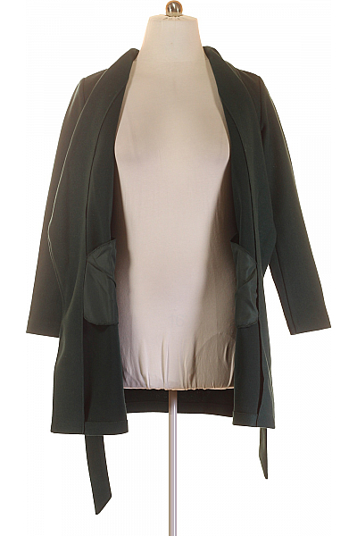 Krátký Dámský Kabát Zelený VILA Vel.  44