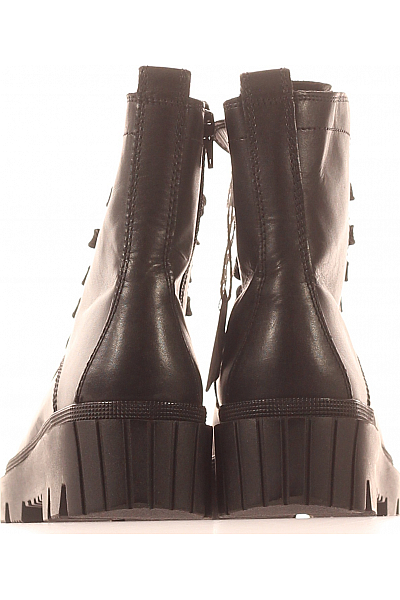 Dámské Workery Kožené Černé GABOR