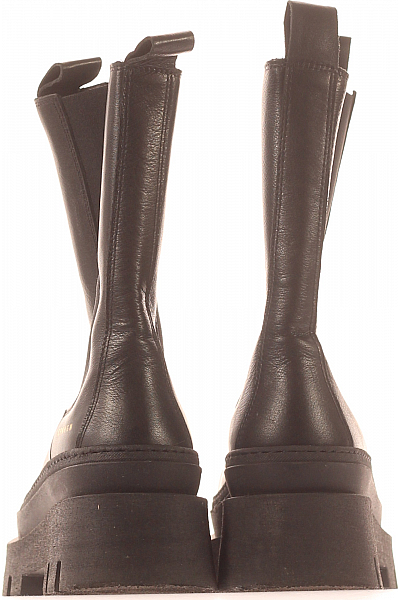 Copenhagen Shoes Dámské Kotníkové Boty Kožené Černé Vel. 39