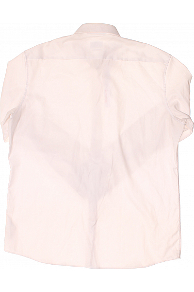 Pánská Košile Jednobarevná Bílá ETERNA Vel. 43