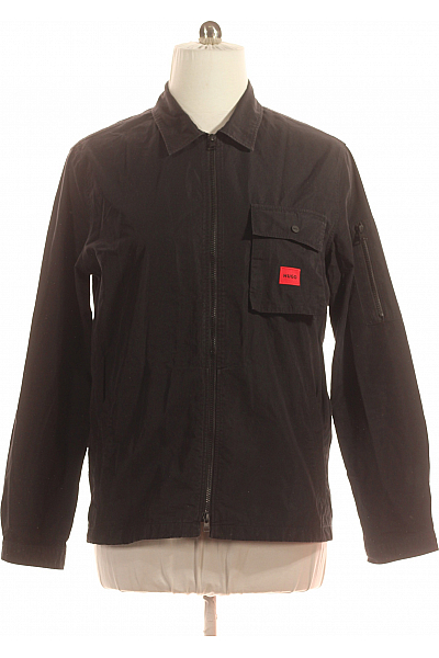 Hugo Boss Pánská Přechodné Bundy Černá Vel. L Hugo Boss Pánská Přechodné Bundy Černá Vel. L