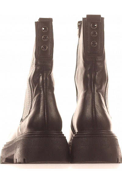 Inuovo Dámské Boty Kožené Černé Vel. 37