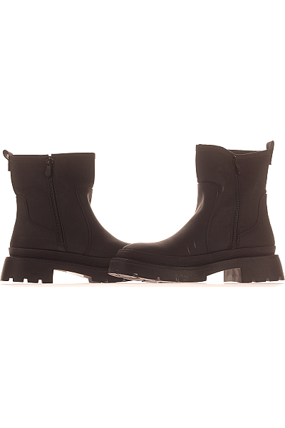 Dámské Kotníkové Boty Černé Outlet Vel. 40