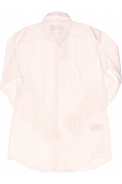 Pánská Košile Jednobarevná Bílá Hugo Boss Second hand Vel. 42