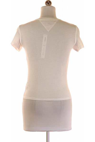 TOMMY HILFIGER Dámské Tričko Bílé Vel. XS