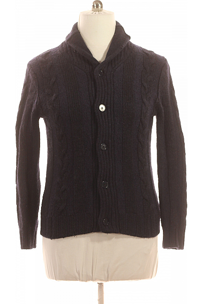 Paul Smith Pánský Svetr Vlněný Modrý Vel. L